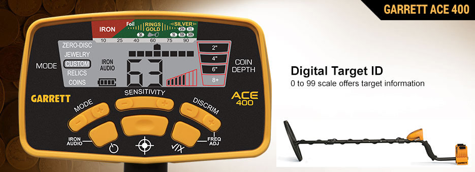 Garrett ACE 400 Digital Target ID